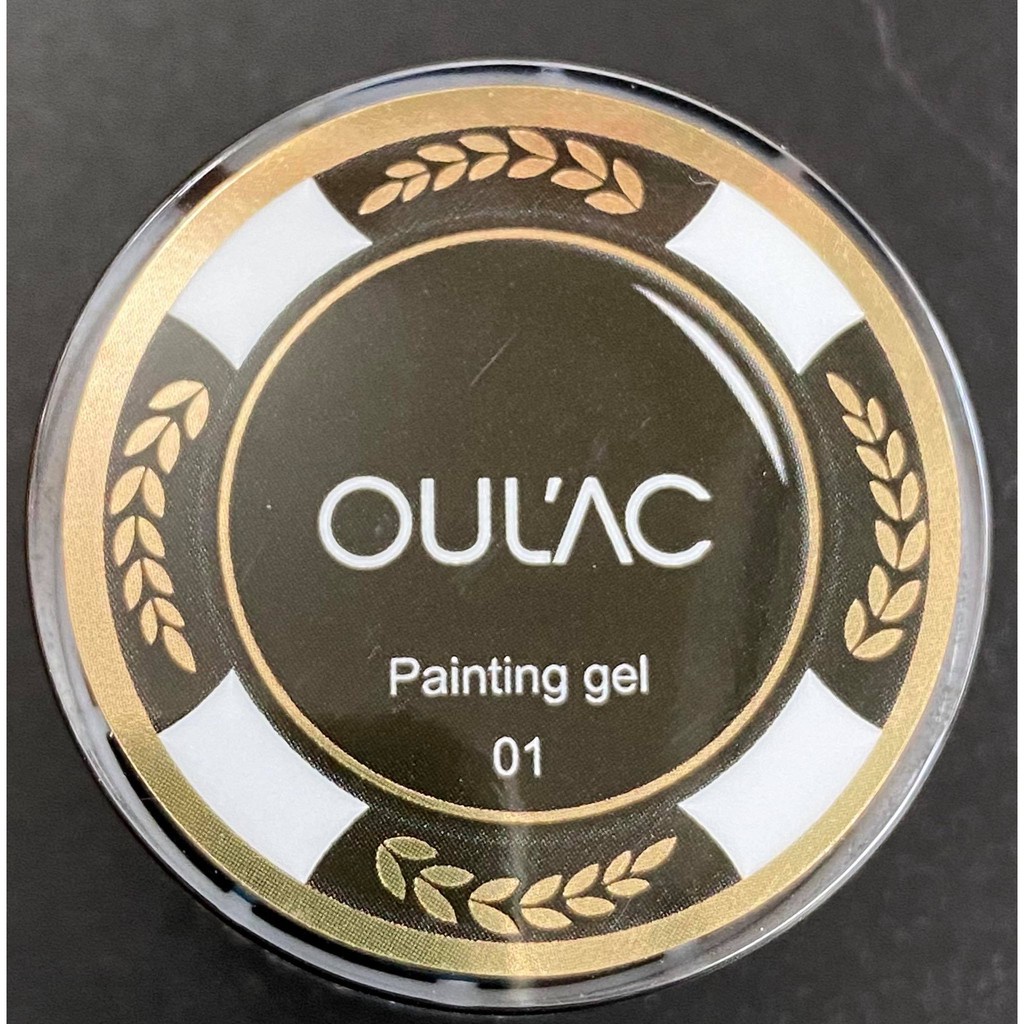 Gel vẽ đen,trắng oulac.gel vẽ móng bán lẻ