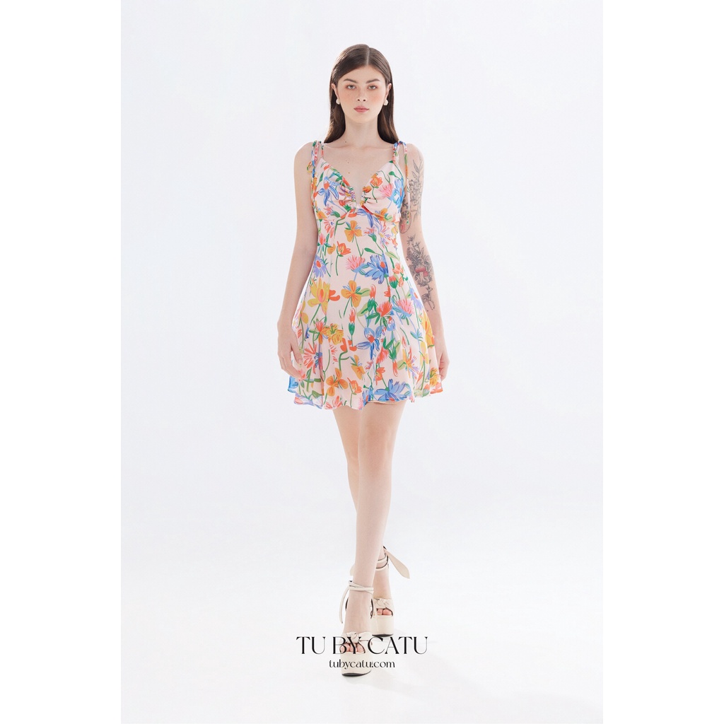 TUBYCATU | Đầm hai dây floral sarah dress