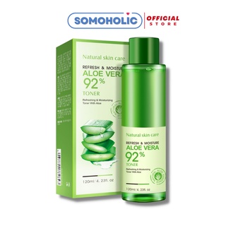 Nước hoa hồng Toner cân bằng da cấp ẩm trắng da nha đam lô hội dưỡng ẩm Somoholic LT1