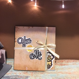 Scrapbook folio vintage
