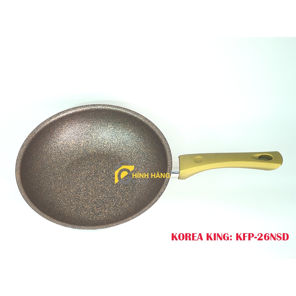 Chảo Đá Inox King Stone Korea King KFP-26NSD (Sử Dụng Bếp Từ Sâu)