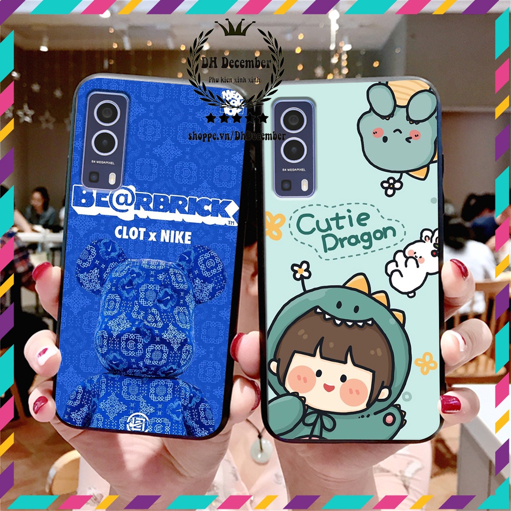 Ốp lưng Vivo Y72 in hình 3D lucky, gấu Brick xinh xắn - KHÔNG NÊN BỎ LỠ