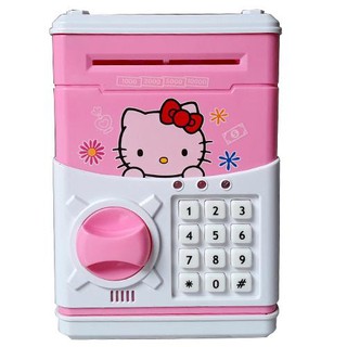 Két sắt Mini chơi cho bé hình doremon và kitty