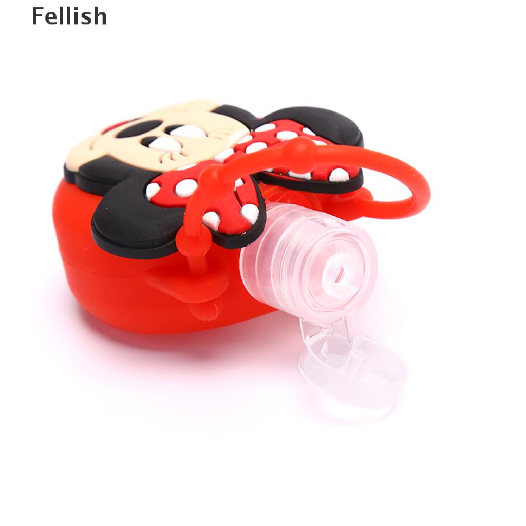 [Fellish] 30ml Funny Cute Carton Hand Sanitizer Shower Lotion Holder Empty Round Bottle 436VN