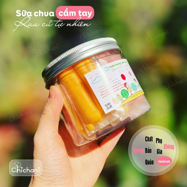 Bánh sữa chua thanh dài vị rau củ tự nhiên 6m+