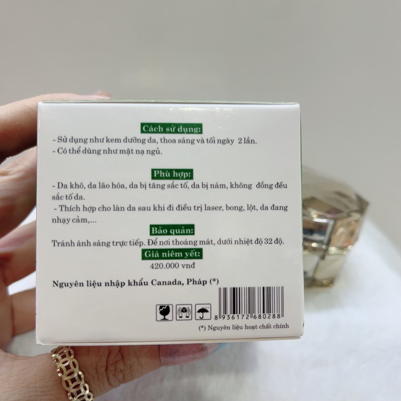 Cao lạnh tái sinh Yody White Phương Anh mẫu mới 2022