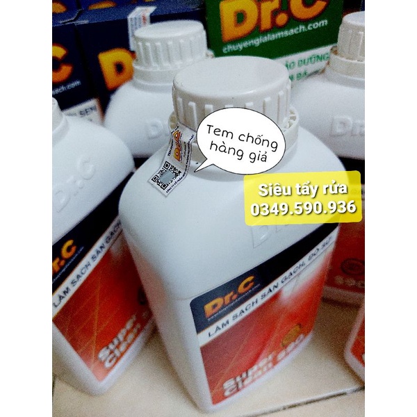 Nước tẩy rửa làm sạch sàn gạch,nền gạch,đồ sành sứ Dr.C S90