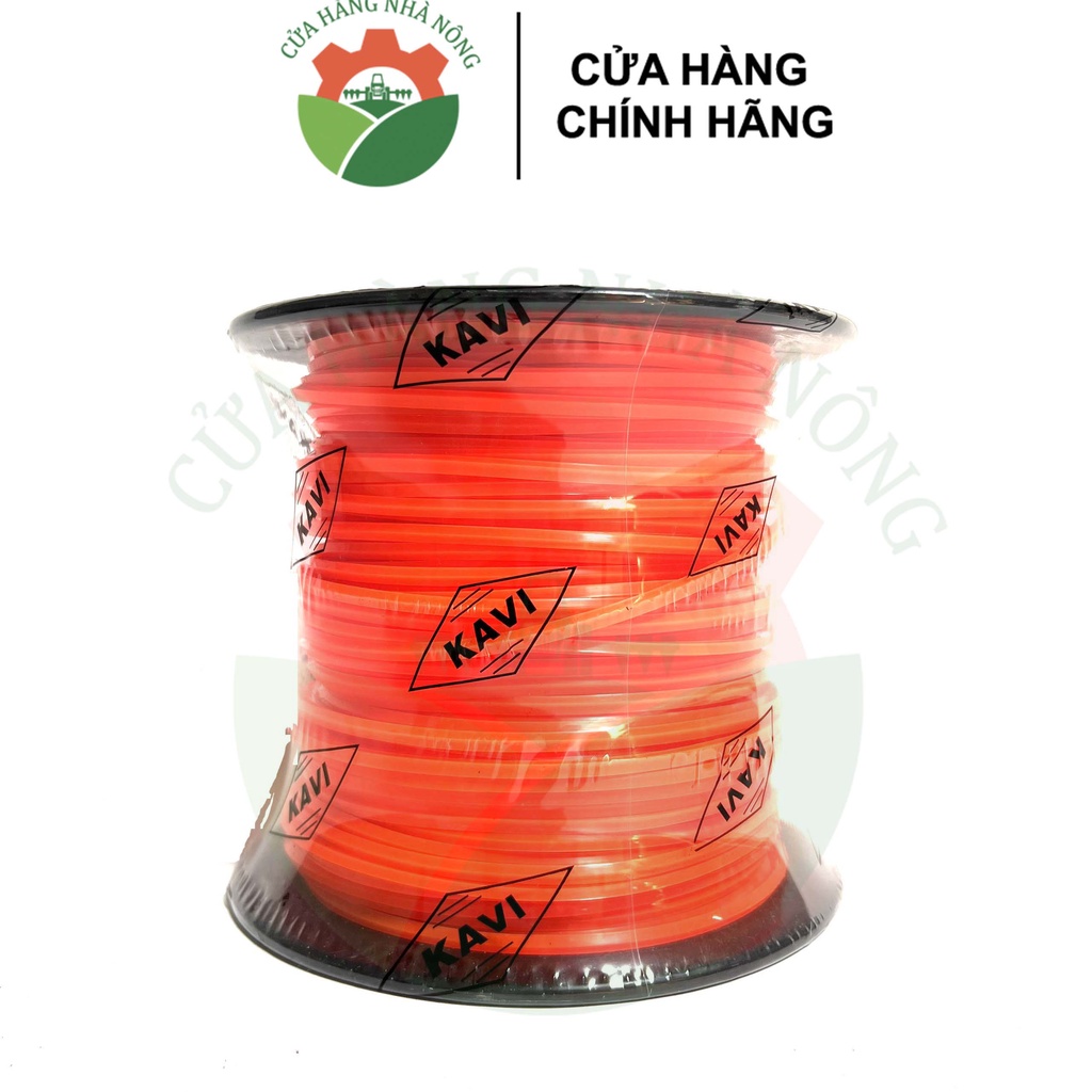 Cước cắt cỏ vuông đỏ KAVI 3.5m 100m chất lượng cao