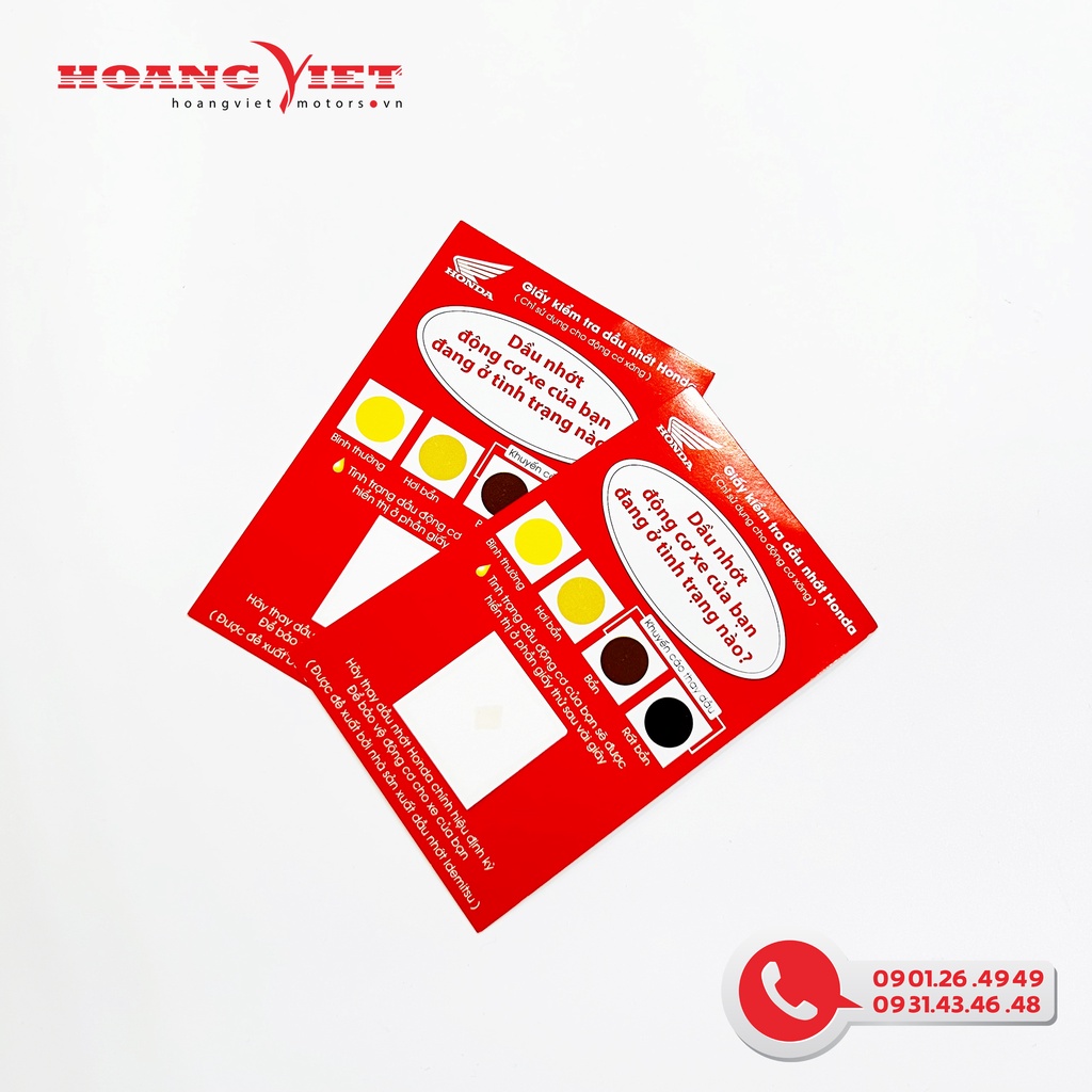 Giấy thử dầu nhớt - HONDA - 08OTPIDE100PCS