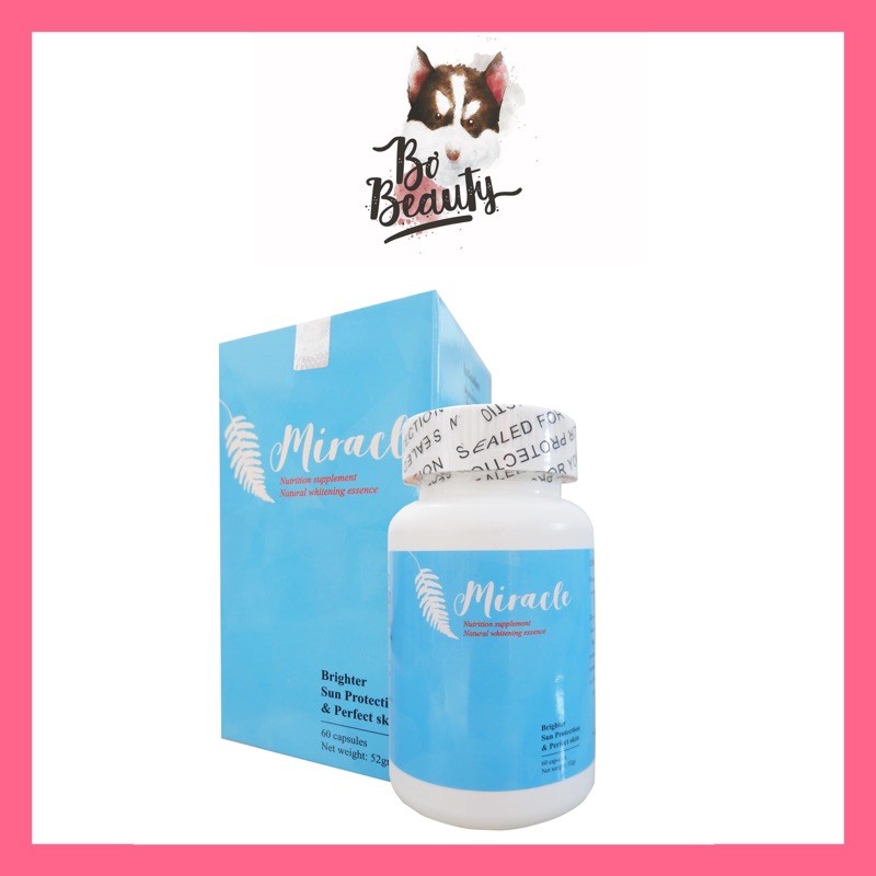 VIÊN UỐNG MIRACLE - VIÊN UỐNG TRẮNG DA CHỐNG NẮNG