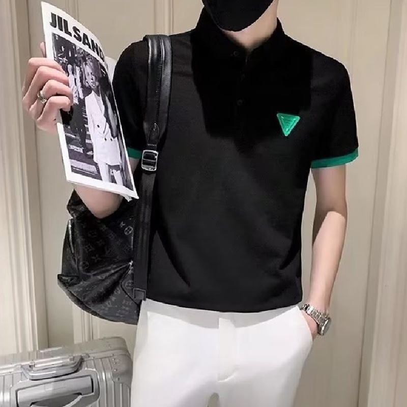 Áo Thun polo Ngắn Tay Dáng Rộng Thoải Mái Thời Trang Hàn Quốc Cho Nam Cỡ M-3XL