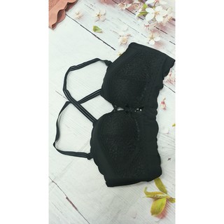 ÁO NGỰC DÂY CHÉO PHỐI REN MS402