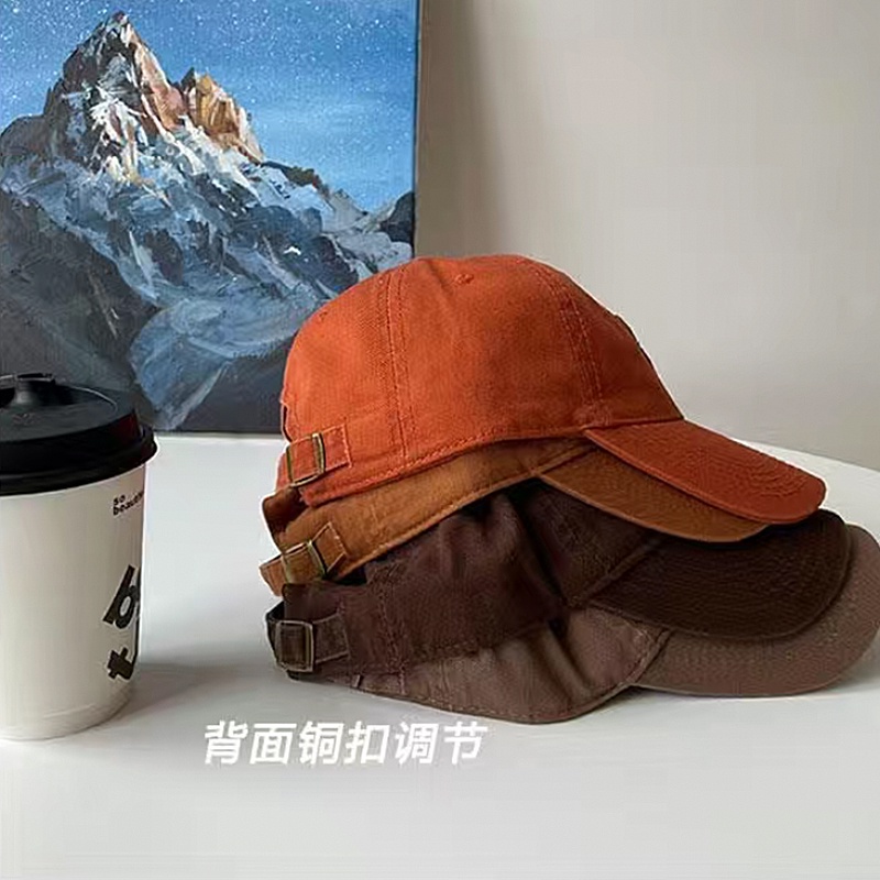 Nón Lưỡi Trai Mềm Thoáng Khí Thêu Chữ Phong Cách Hàn Quốc Cho Nữ