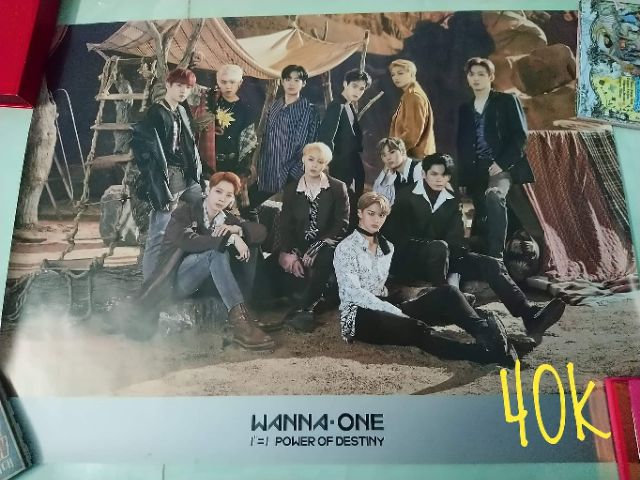 Poster album Wanna One Power of destiny official mới