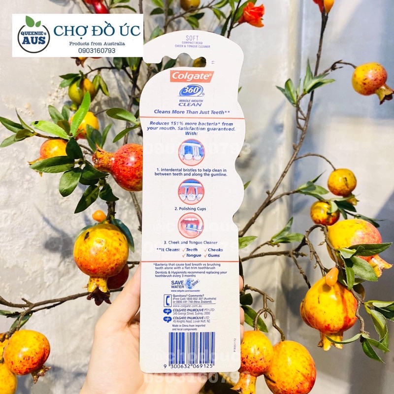 Bộ đôi Bàn chải COLGATE 360 Whole Mouth Clean Value Pack - nhập Úc