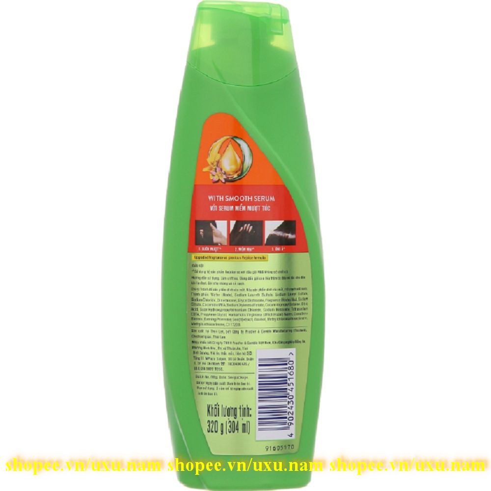 Dầu Gội Đầu 320G Rejoice Siêu Mềm Mượt Chính Hãng.