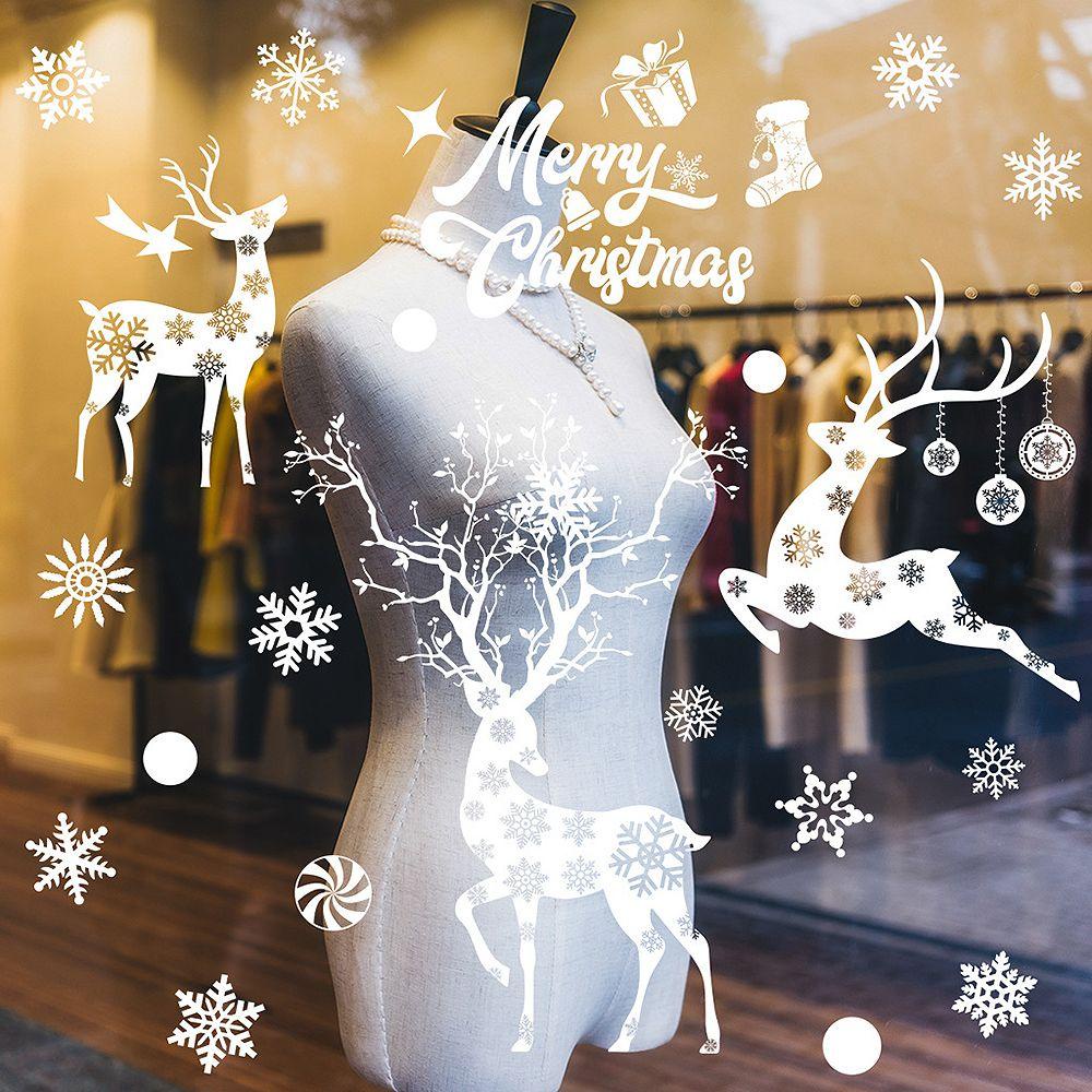 FOREVER Đề Can Dán Cửa Sổ Trang Trí Năm Mới