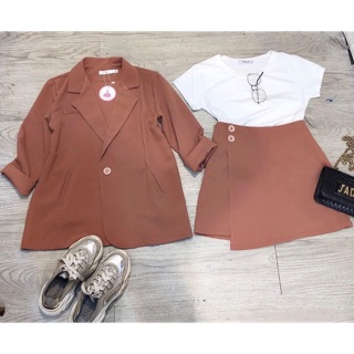 Set chân váy vạt
