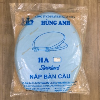 Nắp bồn cầu HA-03 Xanh dương Nhựa PLASTIC Siêu Bền .