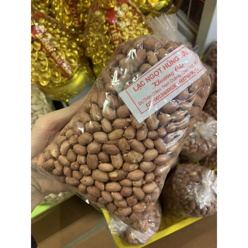 Lạc Rang Húng Lìu Và Lạc Rang Thường 500g