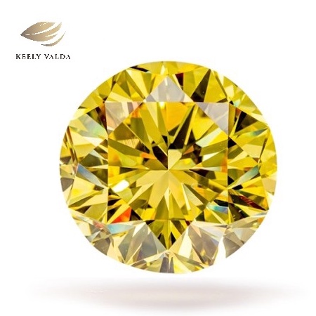 Sỉ Đá CZ Cubic Zirconia loại 5A Màu Vàng - Kim cương nhân tạo Siêu Cứng Thụy Sỹ