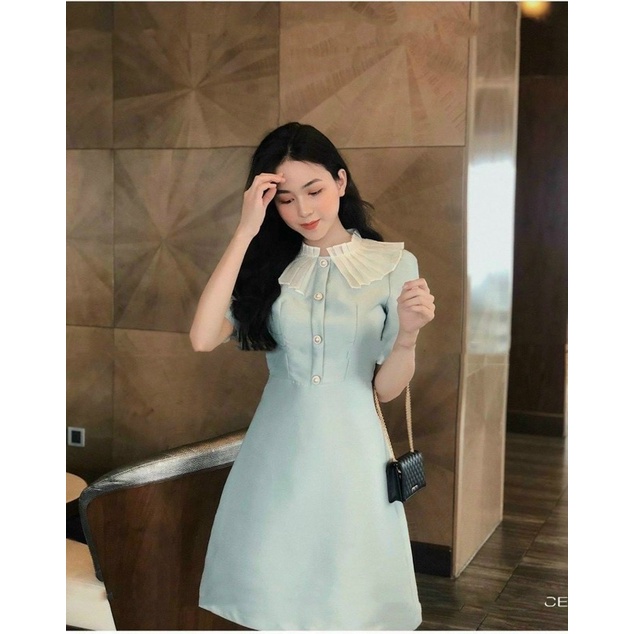 ‼️‼️đầm phi phối cổ dập li