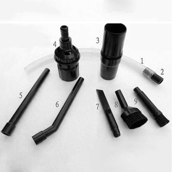 Bộ 9 dụng cụ mini gắn máy hút bụi làm sạch đồ vật trong nhà