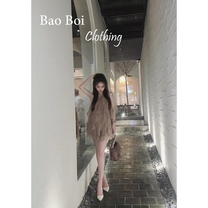 Set yếm tơ bèo, Set đồ bộ tiểu thư tạo điểm nhấn cho nàng - Bảo Bối Clothing