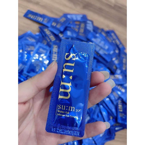 Tinh chất serum dưỡng mắt Sum xanh siêu cô đặc giảm thâm nhăn sần vùng mắt - Sum37 Water full intense eye Serum.