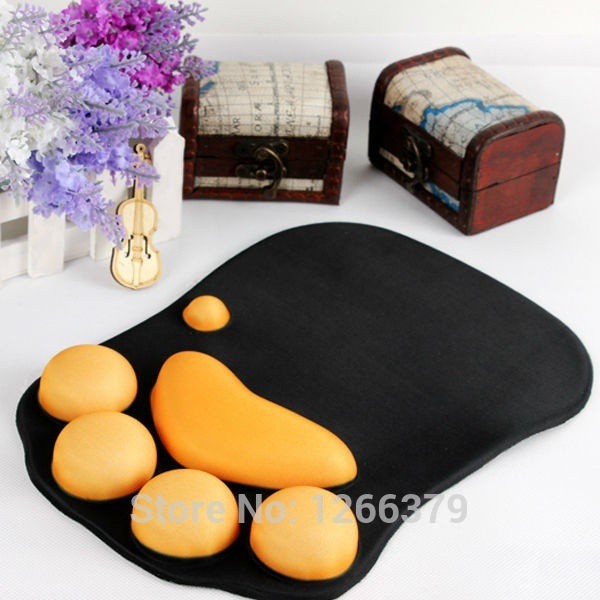 Tấm lót chuột hình bàn chân mèo dễ thương vui nhộn