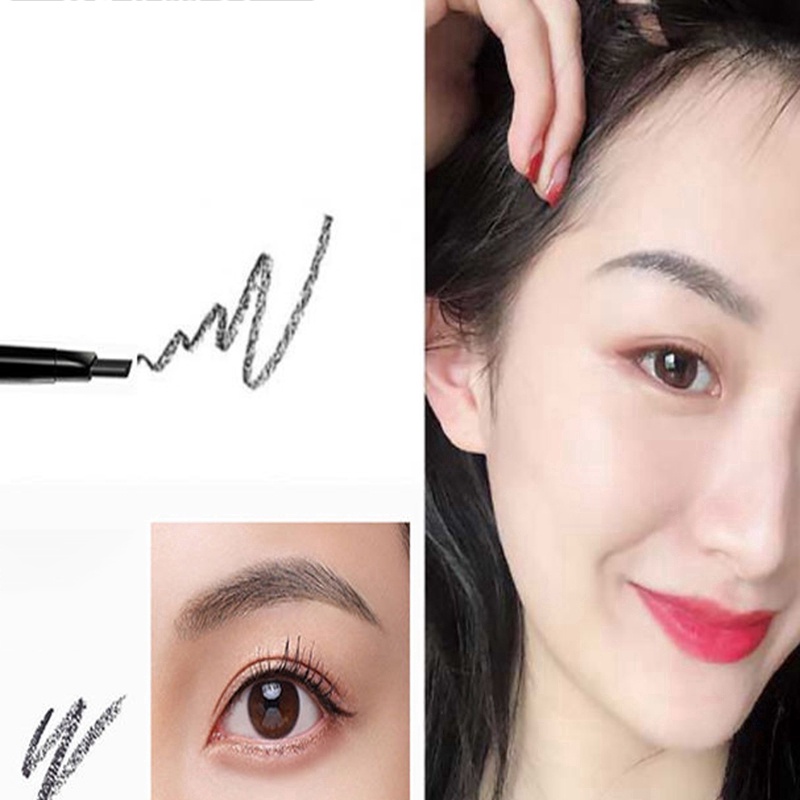Bút Kẻ Lông Mày Xoay Tự Động Chống Thấm Nước Lâu Trôi Cho Người Mới Bắt Đầu