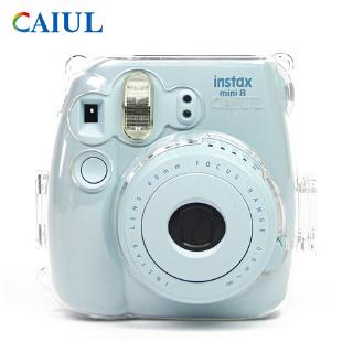 Polaroid Mini8 / 8 + / 9 MáY ảNh Vỏ Pha Lê Trong SuốT + DâY BuộC