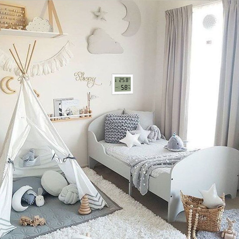 Nhiệt kế đứng đo độ ẩm và nhiệt độ