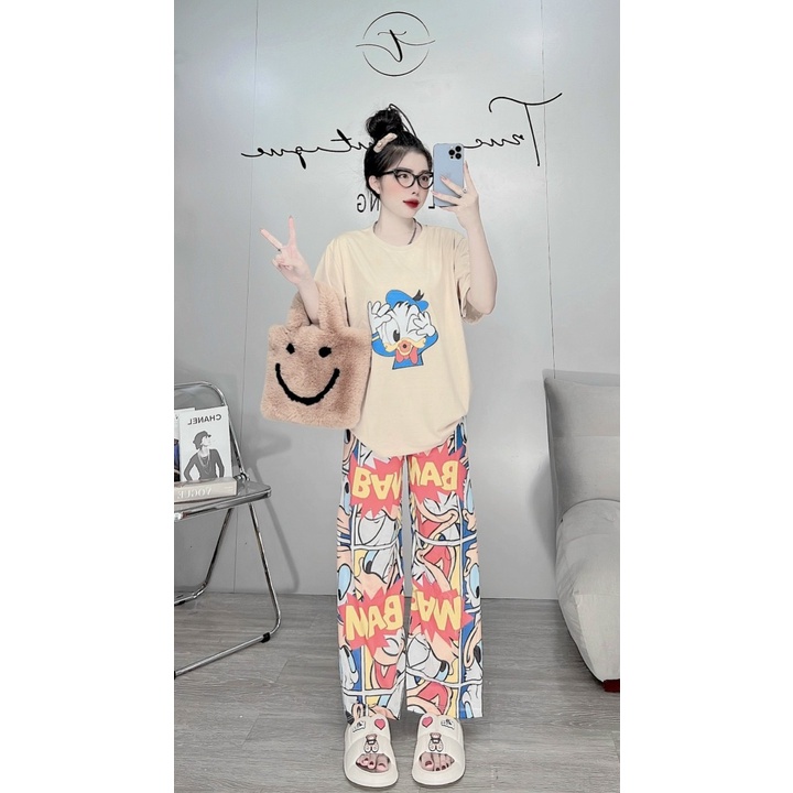 Đồ bộ nữ quần dài đồ mặc nhà,đồ bộ gấu,bộ đi chơi,đồ ngủ nữ,đồ bộ ngủ mặc nhà, đồ bộ ngố, đồ thun mặc nhà