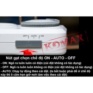 Ổ cắm hẹn giờ cơ TG-30M