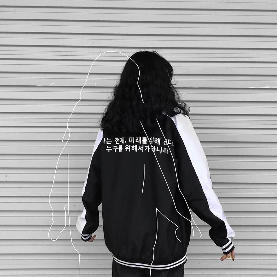 [Tặng Quà]  Áo Khoác Dù Nam Nữ Unisex - Áo Khoác Jacket Bombers Sọc Tay - LP.STORE ( có form rộng XL kèm ảnh thật )