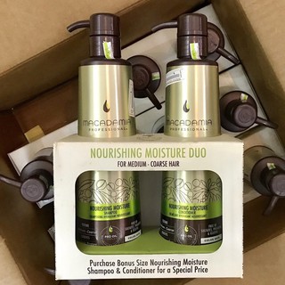 Bộ Gội Xả Phục Hồi Dưỡng Ẩm Macadamia Nourishing Moisture 500ml x 500ml - USA [ CÓ TEM CHECK CHÍNH HÃNG ]