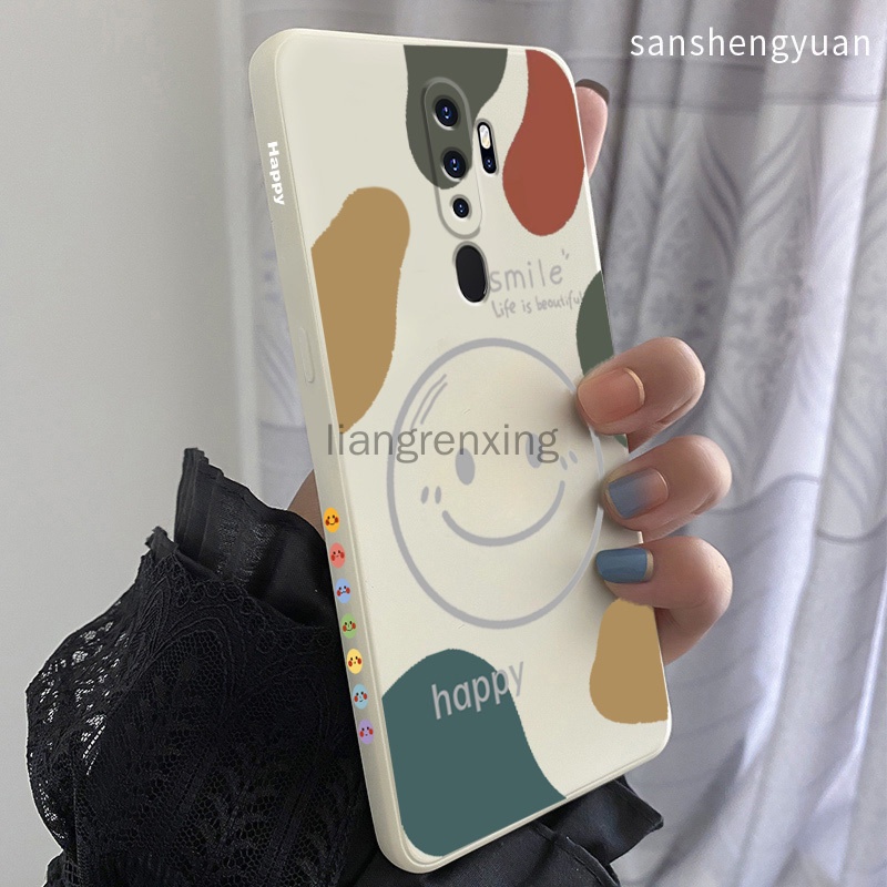 Ốp Điện Thoại Silicone Mềm Màu Trơn Cho OPPO a5 2020 OPPO A9 2020