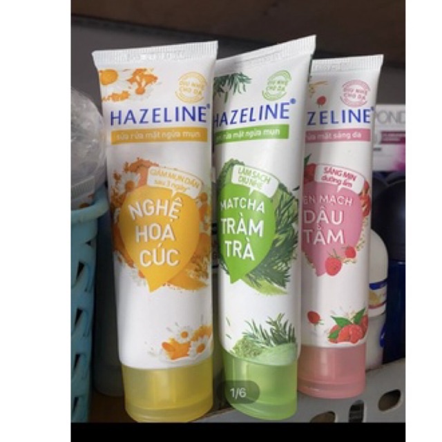 HAZELINE sữa rửa mặt 100gr tặng