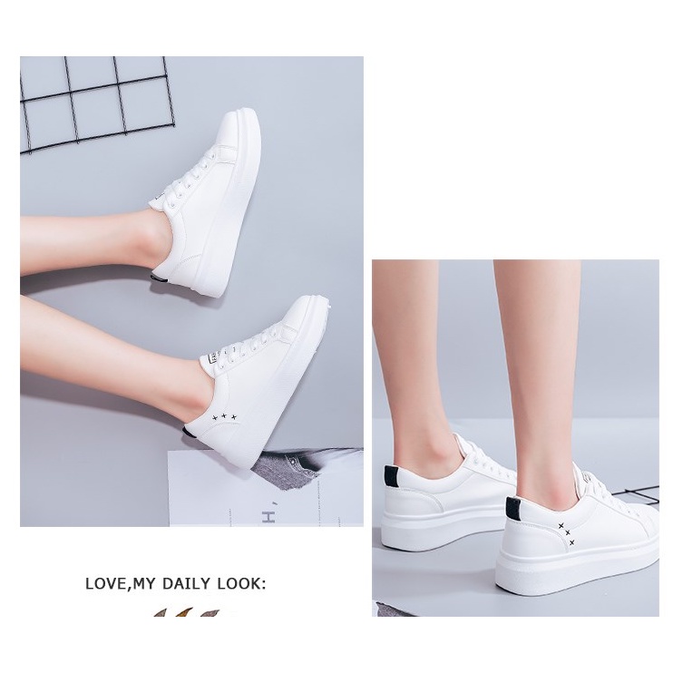(XẢ SIZE NHỎ) Giày nữ trắng đẹp, giày thể thao giá rẻ đi chơi xinh xắn G 37
