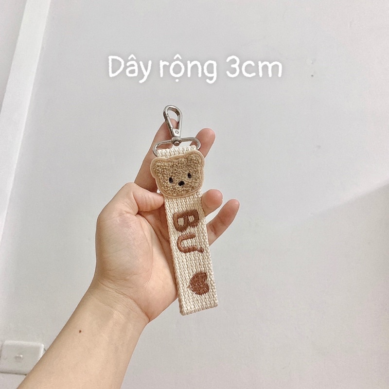 Nametag gấu thêu tên theo yêu cầu 🐻