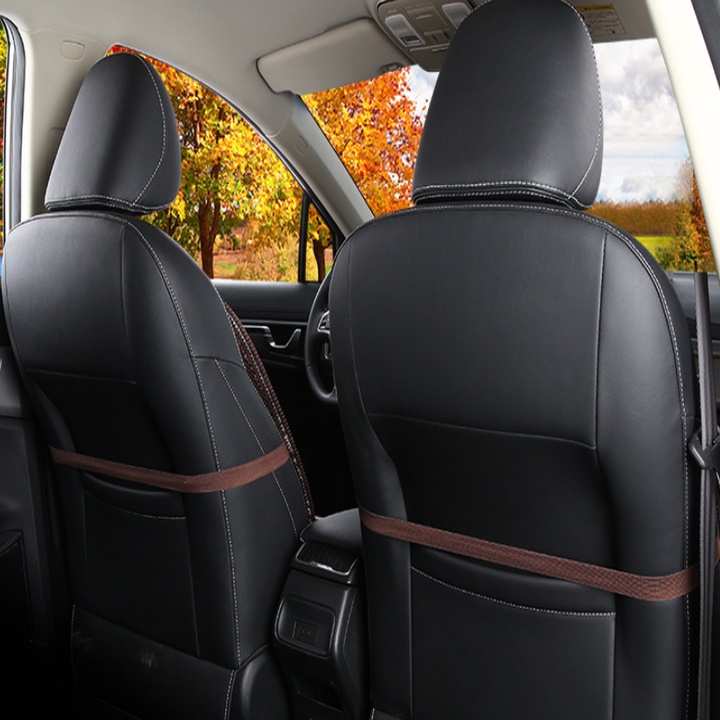 Bộ lót ghế, tấm lưới tựa lưng massage hạt gỗ dùng cho xe ô tô, tích hợp 2 màu