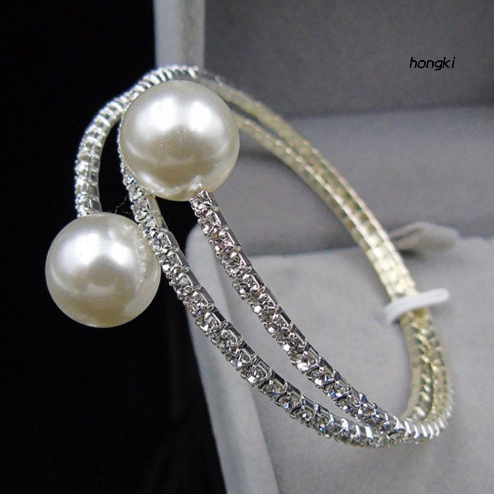 Vòng Tay Chuỗi Hạt Nhiều Lớp Đính Đá Lung Linh Cho Nữ