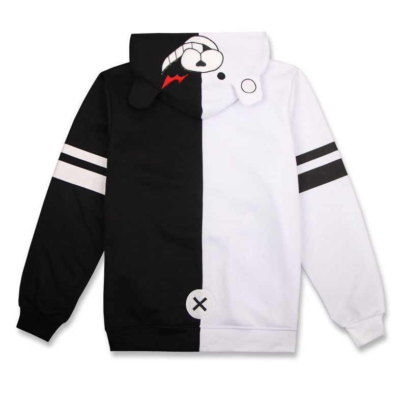 Áo Khoác Hoodie Hình Gấu Monokuma Trắng Và Đen Trong Game Danganronpa: Trigger Happy Havoc Trên Hệ Máy PSP | BigBuy360 - bigbuy360.vn