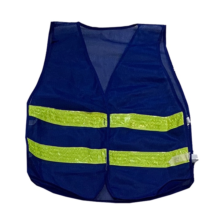 Áo lưới phản quang màu xanh bích 2 sọc chuối 3M cho công nhân xây dựng công trường