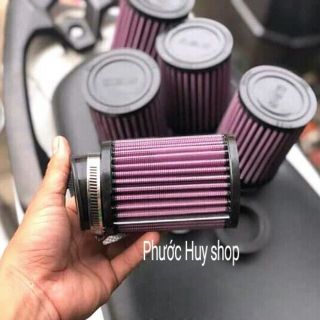 Pô e , lọc gió trụ k&n 1280 gắn Raider, Satria, winner, sonic, exciter tặng 3 đệm cao su