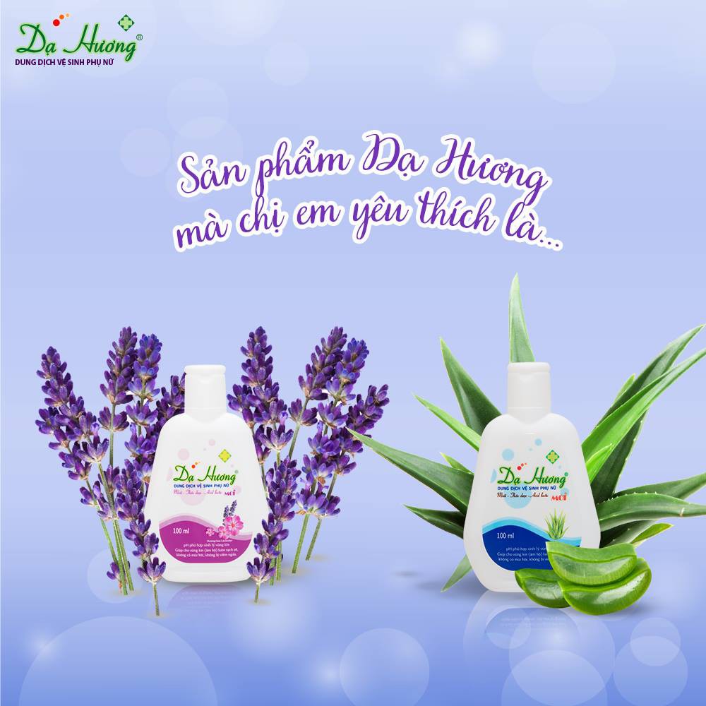 Dung dịch vệ sinh phụ nữ Dạ Hương chai 100ml - thành phần muối - thảo dược - Acid lactic