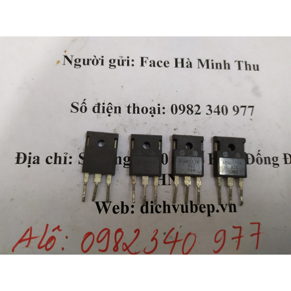 igbt H30R1602 tháo máy gương chuẩn