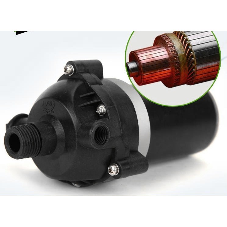 Máy phun thuốc áp lực cao 12v 2600A chính hãng 100% dây đồng, máy bơm áp lực 12v2600A tự mồi tự ngắt có video