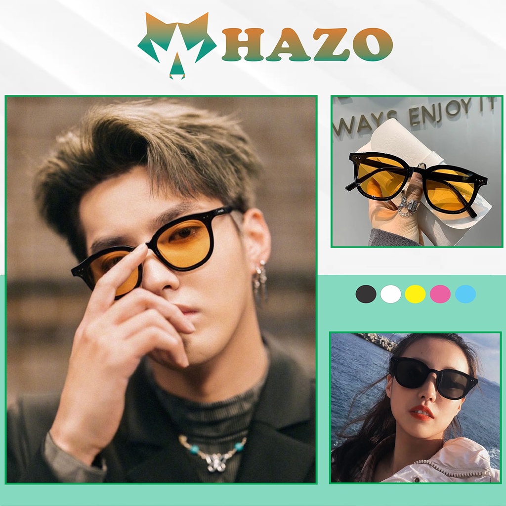 Mắt Kính Thời Trang Hot Trend 582 Form Tròn Phong Cách Hàn Quốc - Hazo